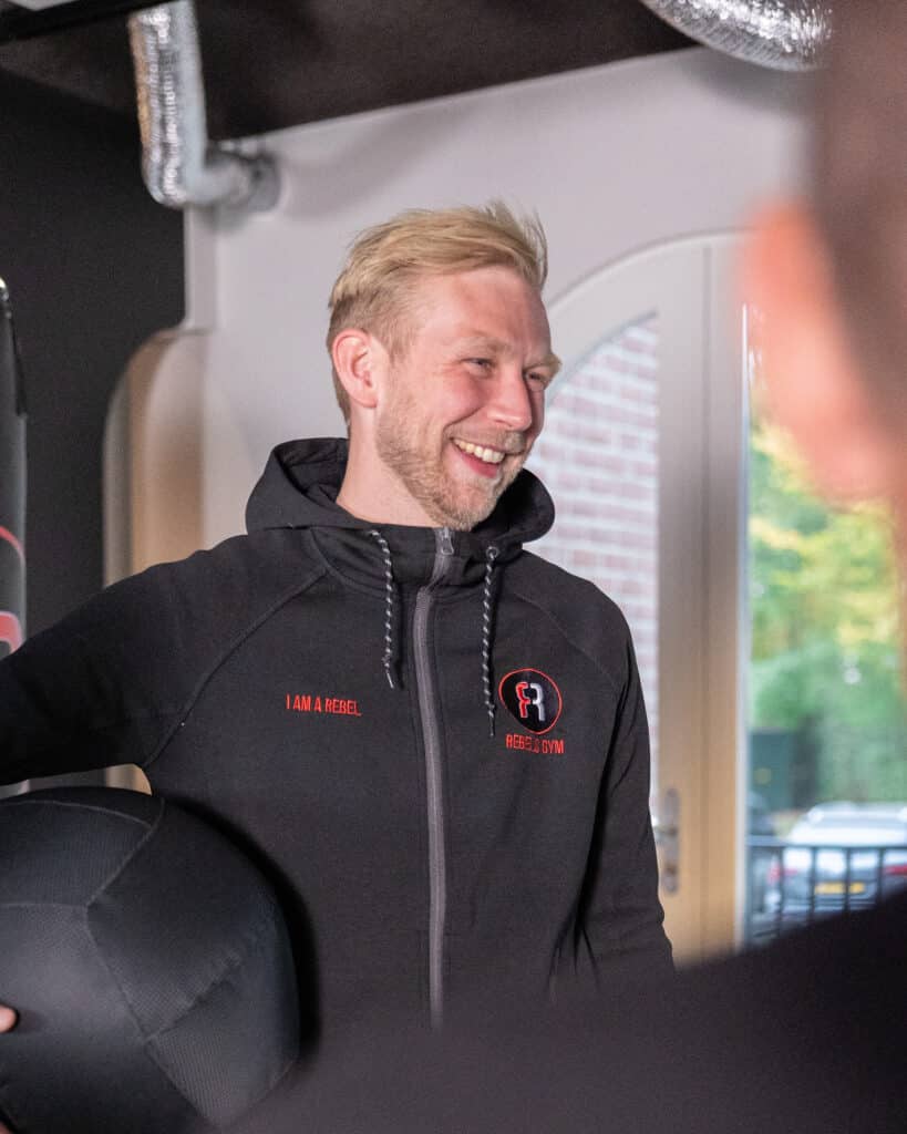 Medewerker van Rebels Gym in portret